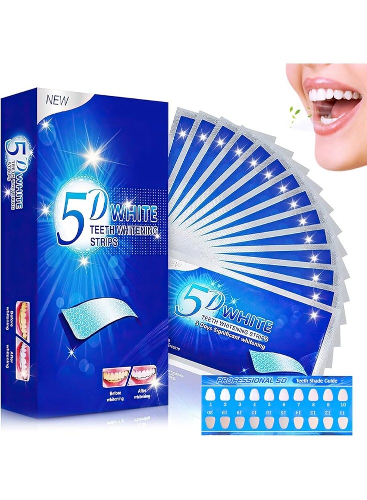 5دي شرائط تبييض الاسنان 5D شرائط بيضاء 5 قطعه - Image 4